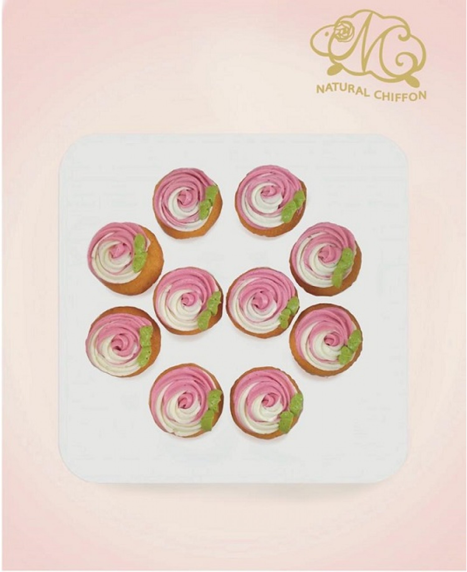 雙色玫瑰輕量裝Mini Cupcake
